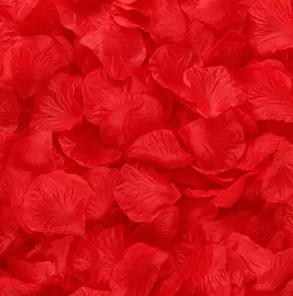 Roseblader rød - 500 stk