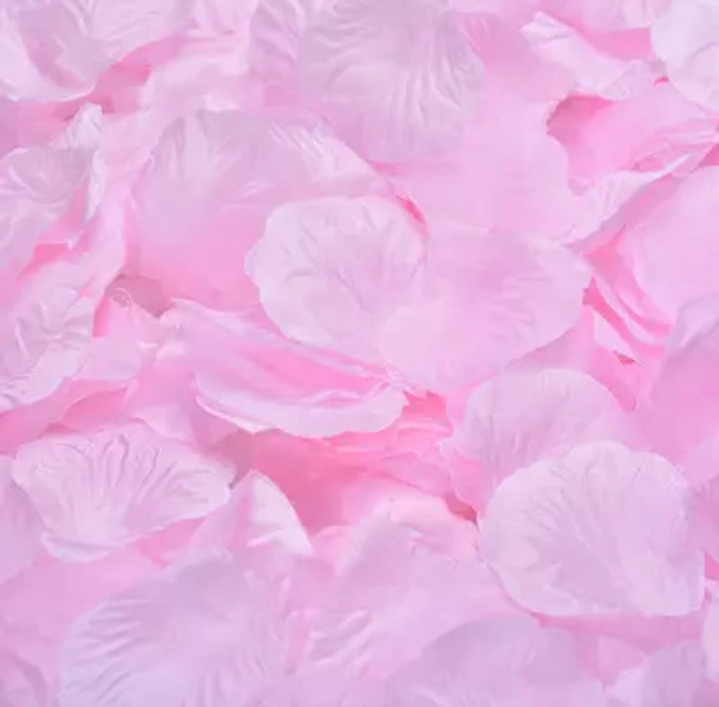 Roseblader rosa - 500 stk